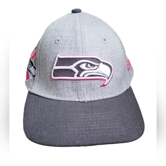 Seattle Seahawks Breast Cancer Awareness Ball Cap - Picture 2 of 8